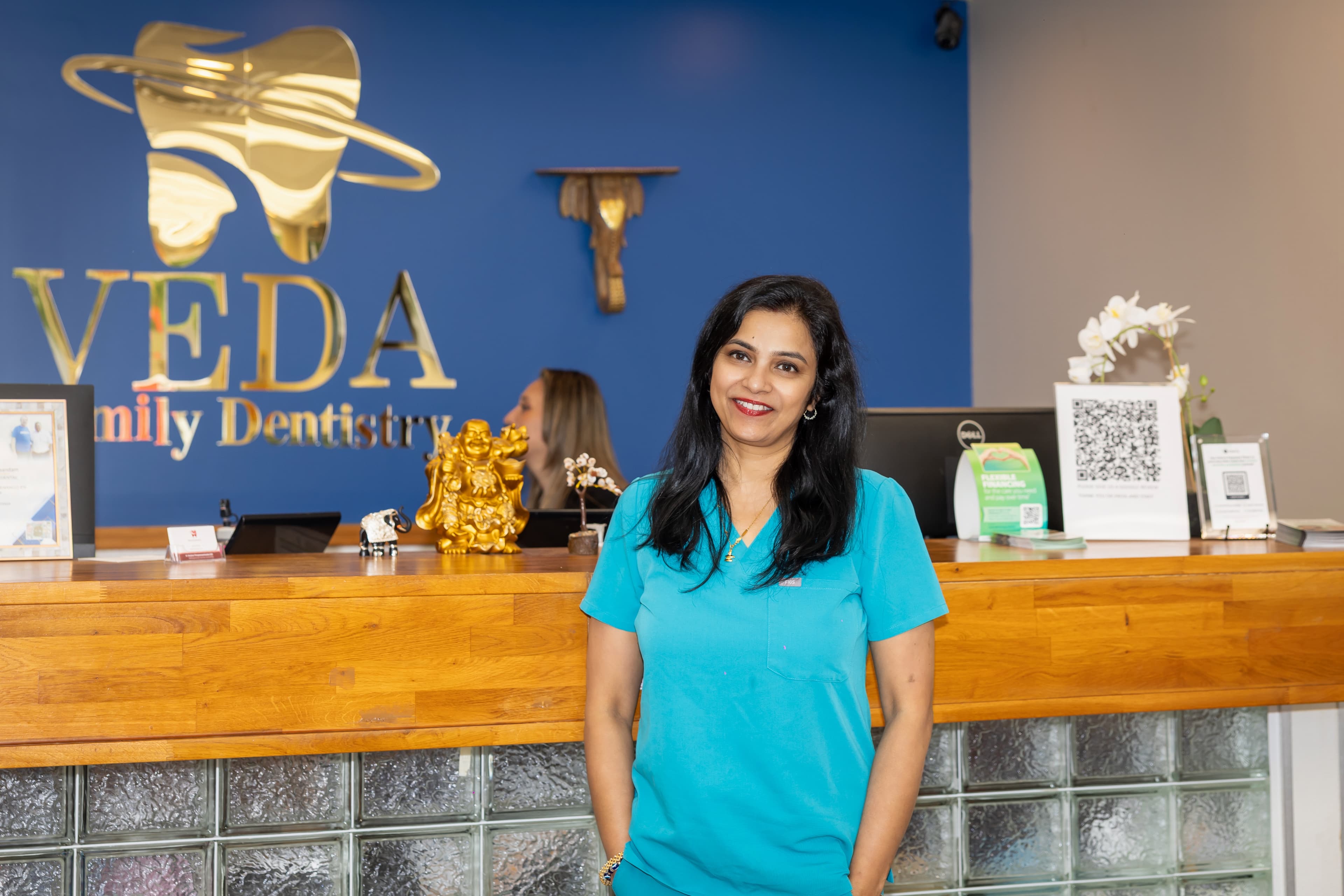 Dr. Devipriya Thirugnanasambandam, DDS, founder of Vedha Family Dentistry in Dover NJ